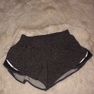 Grey lululemon shorts